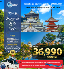 HÀ NỘI – TOKYO– PHÚ SĨ  – KYOTO – OSAKA –  HÀ NỘI 6N5D