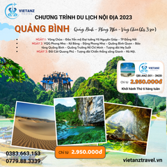 QUẢNG BÌNH - VŨNG CHÙA - PHONG NHA 3N2D