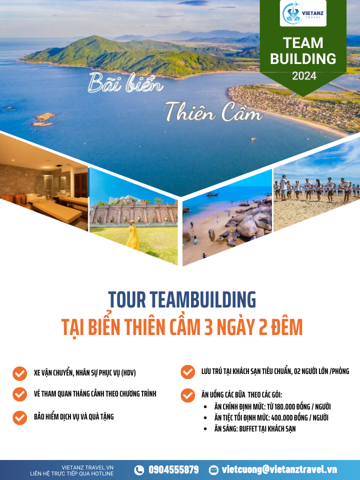 Tour Teambuilding Hà Tĩnh: Hà Nội - Thiên Cầm 3 ngày 2 đêm