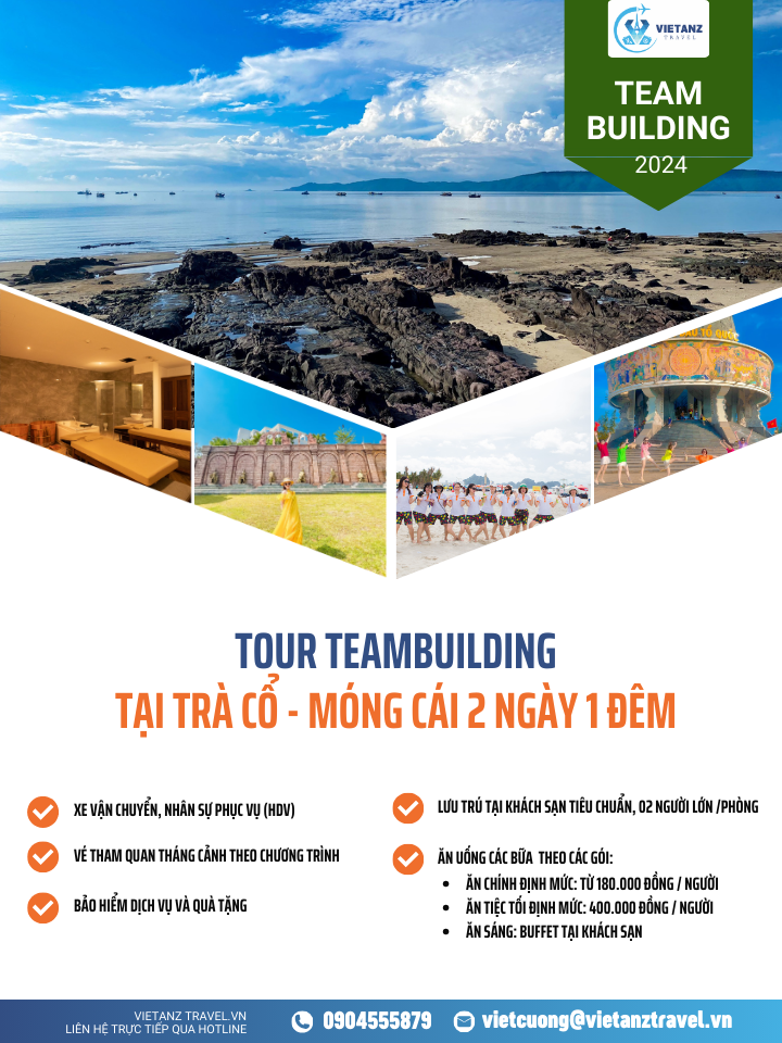 Tour Teambuilding Quảng Ninh: Hà Nội - Trà Cổ - Móng Cái 2 ngày 1 đêm