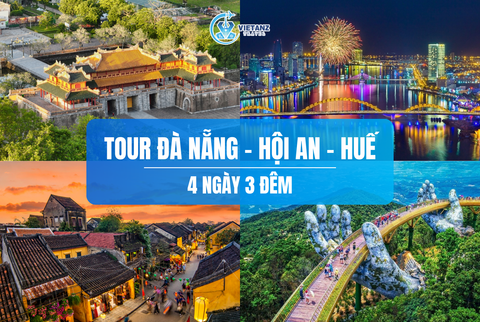 Tour du lịch 2025: Hà Nội - Đà Nẵng - Hội An - Huế (Thứ 7 hàng tuần) | 4 ngày 3 đêm