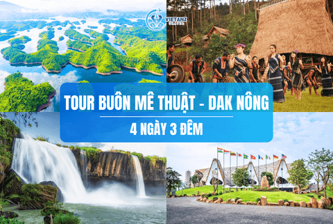 Tour du lịch 2025: Hà Nội - Buôn Mê Thuật - Dak Nông - Hồ Tà Đùng | 4 ngày 3 đêm
