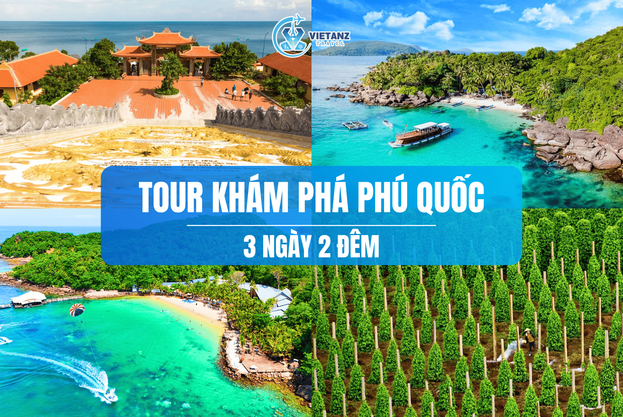 Tour du lịch 2025: Hà Nội - Đảo Ngọc Phú Quốc | 3 ngày 2 đêm