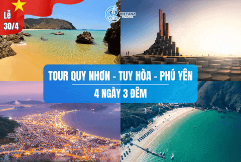 Tour lễ 30/4/2025: Hà Nội - Quy Nhơn - Tuy Hòa - Phú Yên | 4 ngày 3 đêm