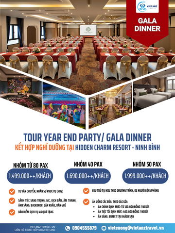 NINH BÌNH - HIDDEN CHARM RESORT - GALA DINNER