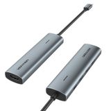  HUB Mở Rộng Đa Năng 5-in-1 VENTION TGG (Type C to 1*HDMI 4K@30Hz, 3*USB3.0 5Gbps, 1*Type-C PD 100W) 