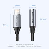  Cáp Chuyển Âm Thanh Lightning to 3.5mm VENTION BMB (Male to Female, 48KHz@16bit, DAC Chip) 