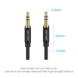  Dây cáp âm thanh chất lượng cao AUX Audio 3.5 VENTION BAX (AUX Cable 3.5mm) 