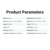  Đầu Chuyển Type-C to HDMI VENTION TCD 4K (4K@30Hz, HDMI 1.4) 