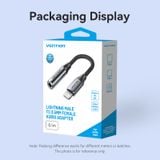  Cáp Chuyển Âm Thanh Lightning to 3.5mm VENTION BMB (Male to Female, 48KHz@16bit, DAC Chip) 