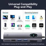  Hub Mở Rộng Kết Nối Đa Năng VENTION TQUHB (Type-C to DP/HDMI/USB3.0*2/USB2.0/RJ45/SD/TF/PD) 