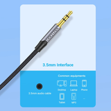  Dây cáp âm thanh chất lượng cao AUX 3.5MM to 2RCA VENTION BCN (Cotton Braided, Aluminum Alloy Type) 