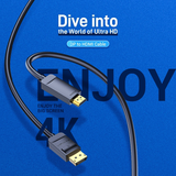  Cáp Chuyển DisplayPort to HDMI 4K Vention HAGB (4K*2K@30Hz) 