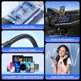  Cáp Chuyển Âm Thanh Lightning to 3.5mm VENTION BMC (Male to Male, 48KHz@16bit, DAC Chip) 