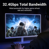  Cáp DisplayPort VENTION HCE (8K@60Hz, Cotton Braided, Aluminum Alloy Type) 