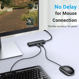  Hub Mở Rộng Kết Nối Đa Năng 4-in-1 VENTION CHN (USB3.0*3, 1*RJ-45 Gigabit Ethernet) 