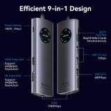  Hub Mở Rộng Kết Nối Đa Năng VENTION TQUHB (Type-C to DP/HDMI/USB3.0*2/USB2.0/RJ45/SD/TF/PD) 