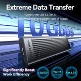  Box Đựng Ổ Cứng Di Động SSD M.2 NVMe & SATA KPL (USB 3.2 Gen 2-C, with Heat Sink, 2230/2242/2260/2280) 