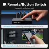  Bộ Chuyển Đổi HDMI Switcher 3 In 1 Out 8K VENTION AKR (HDMI2.1, 8K@60Hz, Dynamic HDR, eARC) 