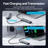  HUB Mở Rộng Đa Năng 5-in-1 VENTION TGM (Type C to 1*HDMI 4K@60Hz, 3*USB3.0 5Gbps, 1*Type-C 3.2 Gen1 5Gbps+PD 100W) 