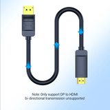  Cáp Chuyển DisplayPort to HDMI 4K Vention HAGB (4K*2K@30Hz) 