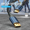  Cáp DisplayPort VENTION HCE (8K@60Hz, Cotton Braided, Aluminum Alloy Type) 