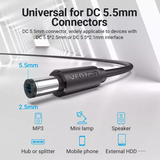  Cáp Nguồn USB to DC 5.5mm VENTION CEY 