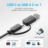  Hub Mở Rộng Kết Nối 2-in-1 USB3.0/Type-C to USB3.0 VENTION CHT (5Gbps, 4*USB 3.0) 