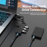  Hub Mở Rộng Kết Nối 2-in-1 USB3.0/Type-C to USB3.0 VENTION CHT (5Gbps, 4*USB 3.0) 