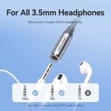  Cáp Chuyển Âm Thanh Lightning to 3.5mm VENTION BMB (Male to Female, 48KHz@16bit, DAC Chip) 