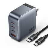  Bộ Sạc Nhanh Kèm Cáp VENTION GaNDash Series 100W FET (3C + A, GaN V Technology, With C to C 1m Cable) 