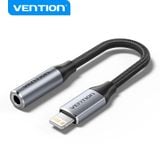  Cáp Chuyển Âm Thanh Lightning to 3.5mm VENTION BMB (Male to Female, 48KHz@16bit, DAC Chip) 
