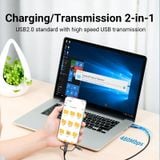  Cáp Sạc Nhanh 3-in-1 MFi USB to M+L+C VENTION CQJ (2.4A, Fast Charging) 