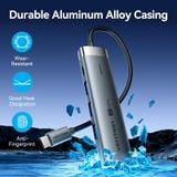  HUB Mở Rộng Đa Năng 5-in-1 VENTION TGM (Type C to 1*HDMI 4K@60Hz, 3*USB3.0 5Gbps, 1*Type-C 3.2 Gen1 5Gbps+PD 100W) 