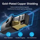  Cáp Mạng Cat8 SFTP VENTION IKA (40Gbps) 