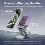  Đế Sạc Đứng Không Dây 3-in-1 15W VENTION FGF (with MagSafe) 