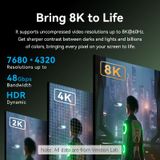  Cáp HDMI2.1 VENTION ALO 8K@60Hz (8K@60Hz, 4K*2K@240Hz/144Hz/120Hz, 48Gbps, Static / Dynamic HDR, VRR, QMS, QFT, ALLM, eARC, 12-bit Color Depth, Ultra Thin, 2m) 