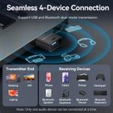  USB Bluetooth VENTION NAL (Bluetooth v5.4, Kết Nối Cùng Lúc 4 Thiết Bị) 