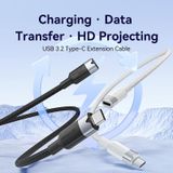  Cáp Nối Dài C to C VENTION TRF 100W (USB3.2 Gen2, Male to Female, 4K@60Hz, 1M, 10Gbps) 