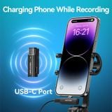  Micro Không Dây USB-C with Charging Case VENTION NCA (48kHz, 7Hrs, One paring Two, 300m, Bộ 2 cái) 
