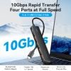  HUB Chuyển Đa Năng VENTION CHJ (Type-C to 4*USB3.2 Gen2, 1*USB-C 10Gbps) 