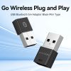  USB Bluetooth VENTION NAL (Bluetooth v5.4, Kết Nối Cùng Lúc 4 Thiết Bị) 