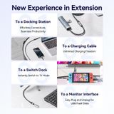  Cáp Nối Dài C to C VENTION TRF 100W (USB3.2 Gen2, Male to Female, 4K@60Hz, 1M, 10Gbps) 