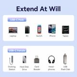  Cáp Nối Dài C to C VENTION TRF 100W (USB3.2 Gen2, Male to Female, 4K@60Hz, 1M, 10Gbps) 