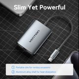  Bộ Chuyển Đổi Type-C to Dual HDMI MST VENTION ACZ (4K@30Hz, hỗ trợ xuất Extention Mode ABC với 2 màn hình mở rộng độc lập) 