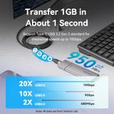  Cáp Nối Dài C to C VENTION TRF 100W (USB3.2 Gen2, Male to Female, 4K@60Hz, 1M, 10Gbps) 