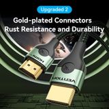  Cáp HDMI2.1 VENTION ALO 8K@60Hz (8K@60Hz, 4K*2K@240Hz/144Hz/120Hz, 48Gbps, Static / Dynamic HDR, VRR, QMS, QFT, ALLM, eARC, 12-bit Color Depth, Ultra Thin, 2m) 