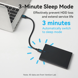  Box Đựng Ổ Cứng 2.5 Inch USB3.0 VENTION KPA (5Gbps, SATA III) 