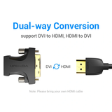  Đầu Chuyển HDMI to DVI (24+1) VENTION AIL (1080p@60Hz) 