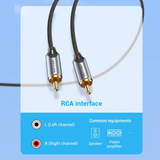  Dây cáp âm thanh chất lượng cao AUX 3.5MM to 2RCA VENTION BCN (Cotton Braided, Aluminum Alloy Type) 